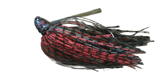 Swim Jig  - Green Pumpkin / Red