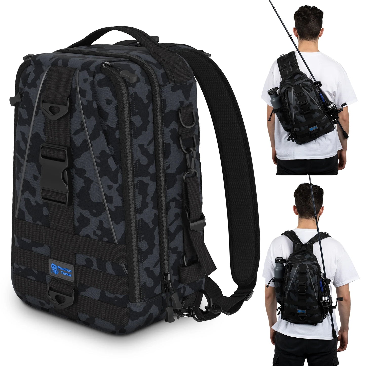 Reaction Tackle Fishing Tackle 2-in-1 Sling Bag/Backpack
